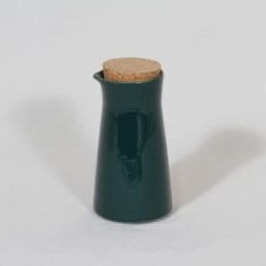 Arabia koristelematon kermapullo, vihreä, suunnittelija Kaj Franck, koristelematon