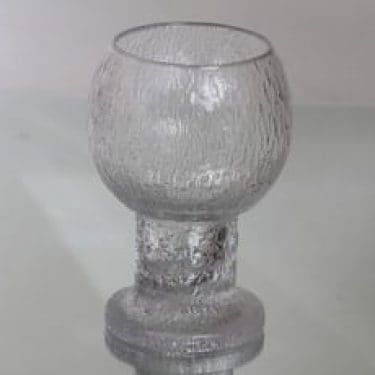 Iittala Kekkerit maljakko, kirkas, suunnittelija Timo Sarpaneva,