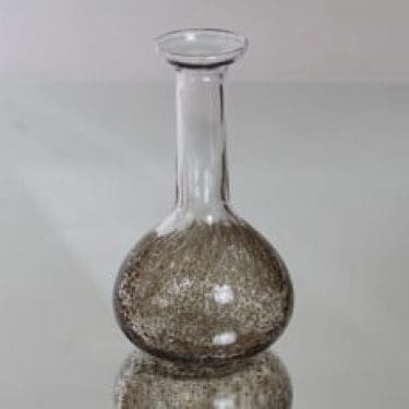 Nuutajärvi Kanerva maljakko, kirkas, suunnittelija Björn Weckström,