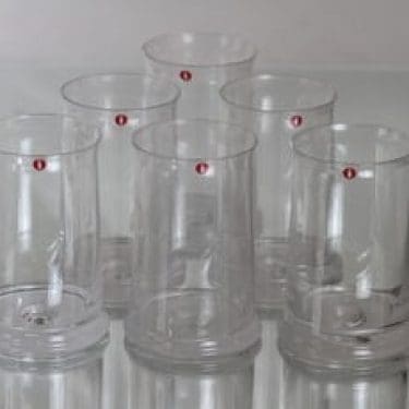 Iittala Kapteenin lasi lasit, 30 cl, 6 kpl, suunnittelija Tapio Wirkkala, 30 cl