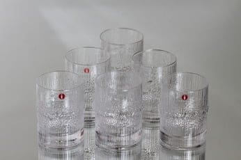 Iittala Niva lasit, 10 cl, 6 kpl, suunnittelija Tapio Wirkkala, 10 cl