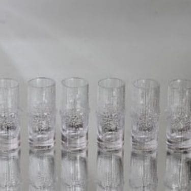 Iittala Niva snapsilasit, 3 cl, 6 kpl, suunnittelija Tapio Wirkkala, 3 cl