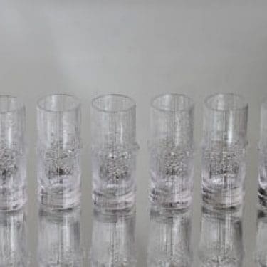 Iittala Niva snapsilasit, 3 cl, 6 kpl, suunnittelija Tapio Wirkkala, 3 cl
