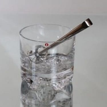 Iittala Gaissa jääpalakulho ja ottimet, kirkas, suunnittelija Tapio Wirkkala,