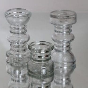 Riihimäen lasi Carmen kääntömaljakot, eri kokoja, 3 kpl, suunnittelija Tamara Aladin, eri kokoja