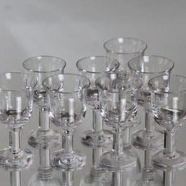 Nuutajärvi Arctica snapsilasit, kirkas, 8 kpl, suunnittelija Inkeri Leivo, pieni