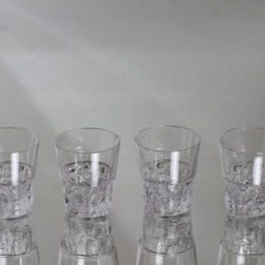 Iittala Kimara snapsilasit, kirkas, 4 kpl, suunnittelija Timo Sarpaneva,