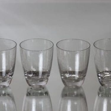 Nuutajärvi Pore lasit, 12 cl, 4 kpl, suunnittelija Gunnel Nyman, 12 cl