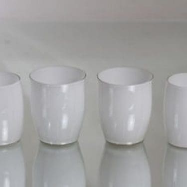 Iittala Maitolasi lasit, eri kokoja, 4 kpl, suunnittelija Maire Gullichsen, eri kokoja