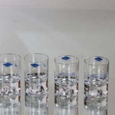 Nuutajärvi Himalaja snapsilasit, kirkas, 4 kpl, suunnittelija Björn Weckström,