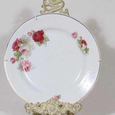 Arabia E lautanen, kukkakuvio, suunnittelija , kukkakuvio, siirtokuva