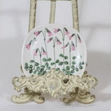 Arabia Botanica koristelautanen, Vanamo, suunnittelija Esteri Tomula, Vanamo, pieni, serikuva