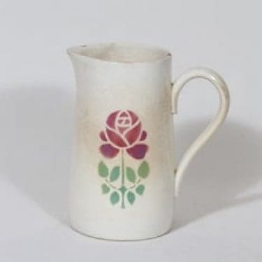 Arabia kukkakuvio kaadin, 1 l, suunnittelija , 1 l, puhalluskoriste, jugend, kukkakuvio