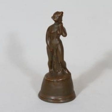 Arabia Havis Amanda helistin, ruskea lasite, suunnittelija Ville Vallgren,