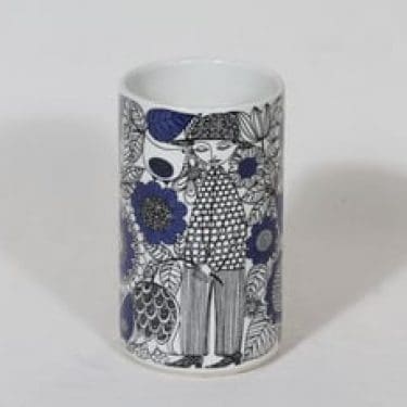 Arabia Pastoraali maljakko, suunnittelija Esteri Tomula, serikuva