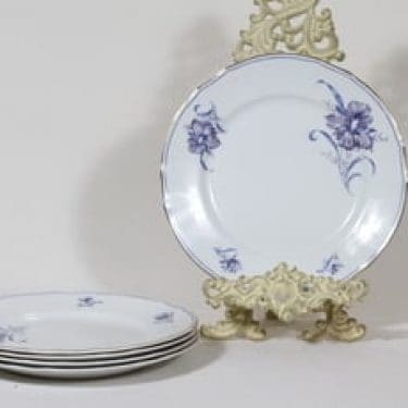 Arabia kukkakuvio lautaset, matala, 5 kpl, suunnittelija , matala, serikuva, matala