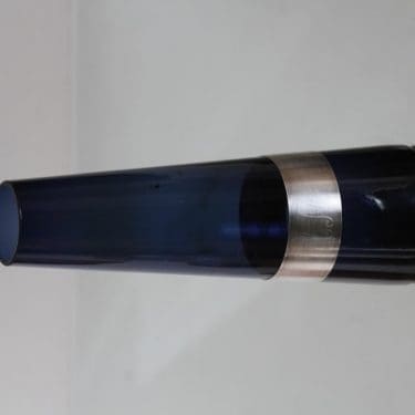 Nuutajärvi SH 105 vase, blue, Saara Hopea