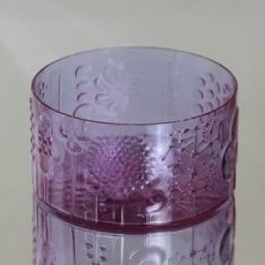 Nuutajärvi Flora kulho, neodymi, suunnittelija Oiva Toikka,