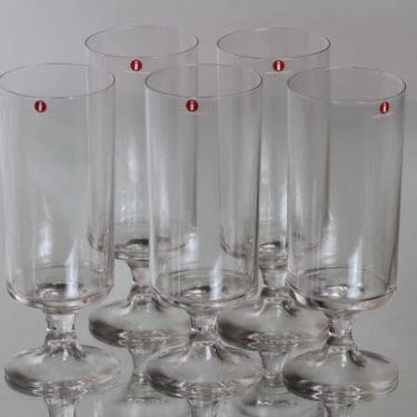 Iittala Karelia lasit, 30 cl, 5 kpl, suunnittelija Tapio Wirkkala, 30 cl
