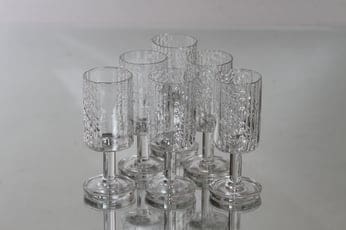 Riihimäen lasi Flindari lasit, 7 cl, 6 kpl, suunnittelija Nanny Still, 7 cl