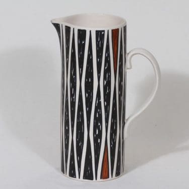 Kupittaan savi kaadin, 1.5 l, suunnittelija Atso Eskola, 1.5 l, käsinmaalattu, signeerattu, funktionalismi