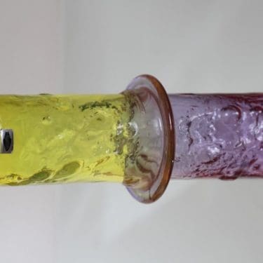 Nuutajärvi N 480 maljakko, signeerattu, suunnittelija Oiva Toikka, signeerattu