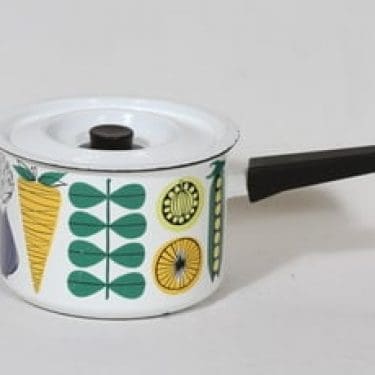 Finel Vegeta kattila, 2 l, suunnittelija Esteri Tomula, 2 l, serikuva, retro