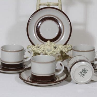 Arabia Pirtti coffee cup, 4 pcs, Raija Uosikkinen