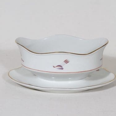 Arabia Näkki kastikekaadin, suunnittelija Tyra Lungren, siirtokuva