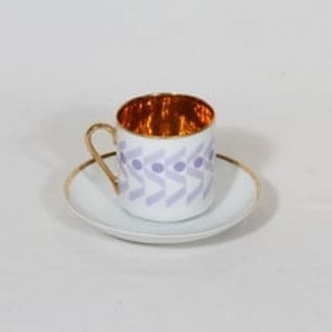 Arabia OC mokkakuppi, suunnittelija , serikuva, tilattu koriste, Stockmann