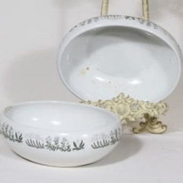 Arabia Polaris kulhot, 2 kpl, suunnittelija Raija Uosikkinen, siirtokuvakoriste