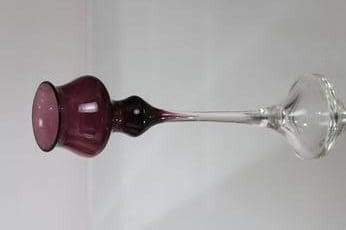 Kumela 354=5007 kynttilänjalka, lila, suunnittelija Marjut Kumela,