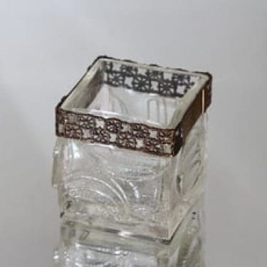 Turun Hopea Studio Sarpaneva maljakko, signeerattu, suunnittelija Pentti Sarpaneva, signeerattu, pieni