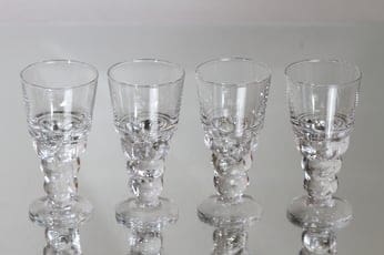 Nuutajärvi Mukura / Paratiisi glasses, 10 cl, 4 pcs, Oiva Toikka