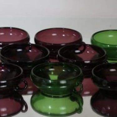 Kumela jälkiruokakulhot, eri värejä, 8 kpl, suunnittelija ,