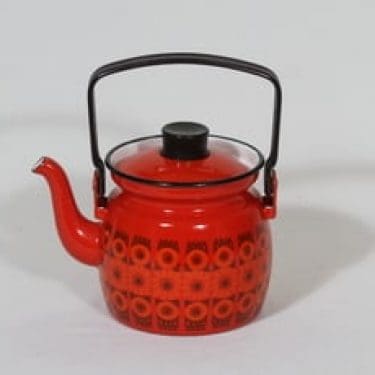 Finel Kehrä kahvipannu, 0.6 l, suunnittelija Raija Uosikkinen, 0.6 l, pieni, serikuva, retro