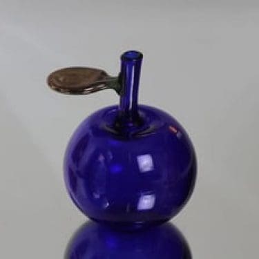 Nuutajärvi Omenapullo koristepullo, Siankärsämö, suunnittelija Oiva Toikka, Siankärsämö, numeroitu