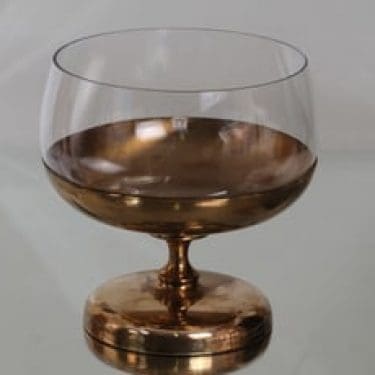 Riihimäen lasi malja, jalallinen, suunnittelija , jalallinen, metalli, Kultakeskus