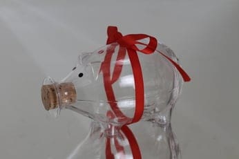 Iittala Napsu karahvi, 65 cl, suunnittelija Valto Kokko, 65 cl, porsasaihe