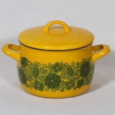 Finel Primavera kattila, 2.5 l, suunnittelija Raija Uosikkinen, 2.5 l, serikuva, retro