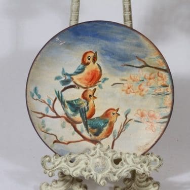 Kera 881 koristelautanen, käsinmaalattu, suunnittelija , käsinmaalattu