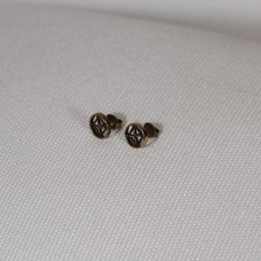 Turun hopea korvakorut, pronssi, 2 kpl, suunnittelija , pronssi, pieni