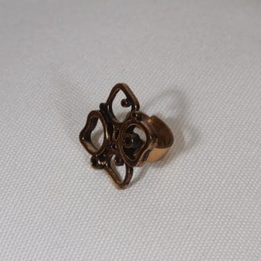 Turun hopea Luu sormus, pronssi, suunnittelija Pentti Sarpaneva, pronssi