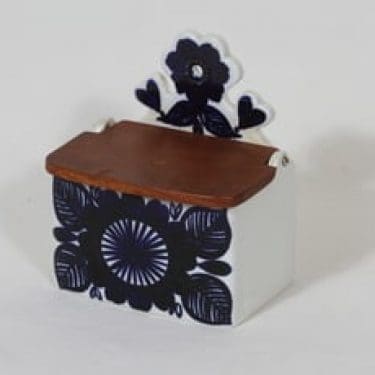 Arabia Köökki suola-astia, käsinmaalattu, suunnittelija Gunvor-Olin Grönqvist, käsinmaalattu, signeerattu