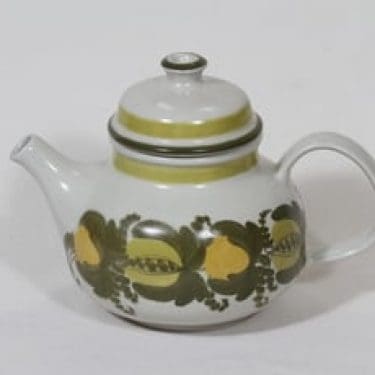 Arabia PW kahvikaadin, käsinmaalattu, suunnittelija Raija Uosikkinen, käsinmaalattu, signeerattu