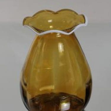 Kauklahden lasi maljakko, ruskea, suunnittelija ,