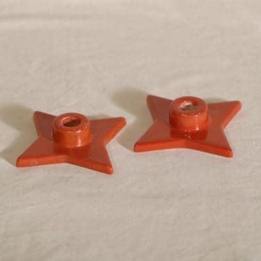 Arabia kyntilänjalat, Joulutähti-malli, 2 kpl, suunnittelija , Joulutähti-malli