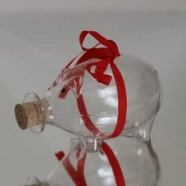 Iittala Napsu karahvi, 65 cl, suunnittelija Valto Kokko, 65 cl, porsasaihe