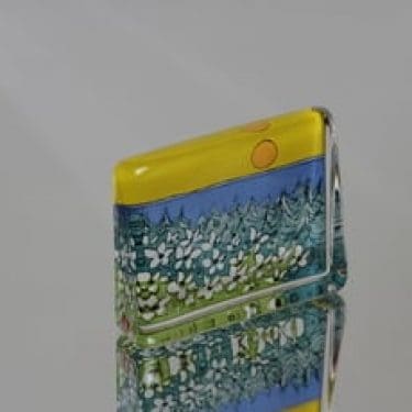 Iittala lasikortti, Lämpö auringon, suunnittelija Heljä Liukko-Sundström, Lämpö auringon, pieni