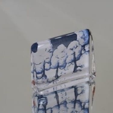 Iittala lasikortti, suunnittelija Heljä Liukko-Sundström, pieni